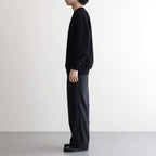 AZUMA Terry Crew Neck Sweat #BLACK [GU251-70195B]