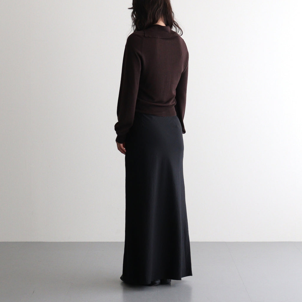 Washer Pencil Skirt #BLK [12610807]