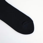 COTTON LOW GAUGE SOCKS #BLACK [A26SS03SX-W]