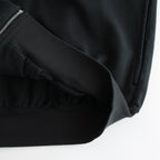 SUPER HIGH GAUGE SWEAT ZIP BLOUSON #INK BLACK [A25AB01CU]
