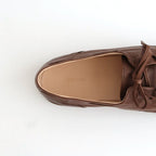 SOFT LEATHER DECK SHOES #BROWN [A26SS03QD]