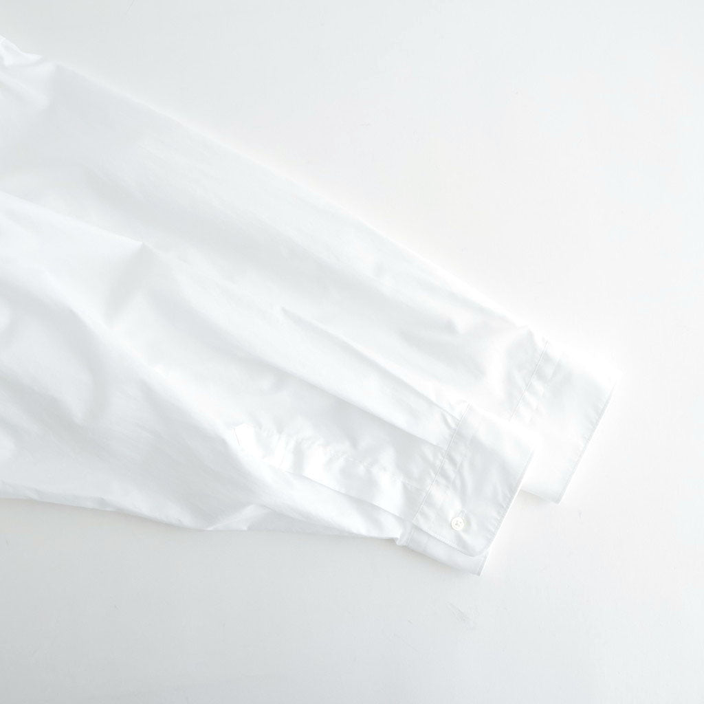 Broad L/S Oversized Regular Collar Shirt #WHITE [GM263-50001B]