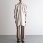 ヨークスリーブシャツ-P #IVORY [D224-T710-P]