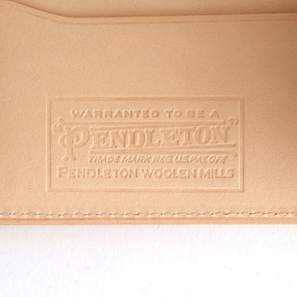 Pendleton - half folded wallet #natural/Harding emboss [pd-c-hfw]