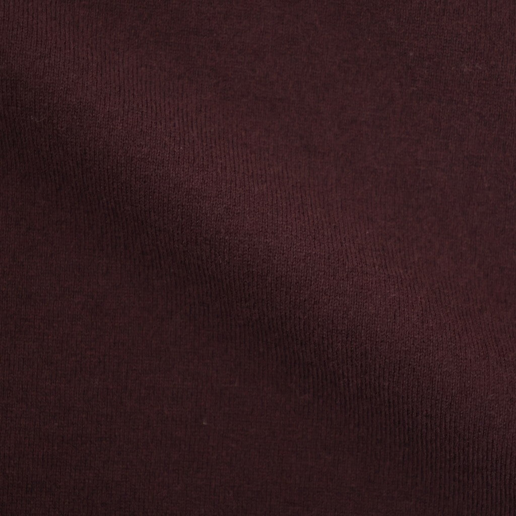HIGH TWIST WOOL KNIT SHIRT CARDIGAN #RED BROWN [A26AC01CK]