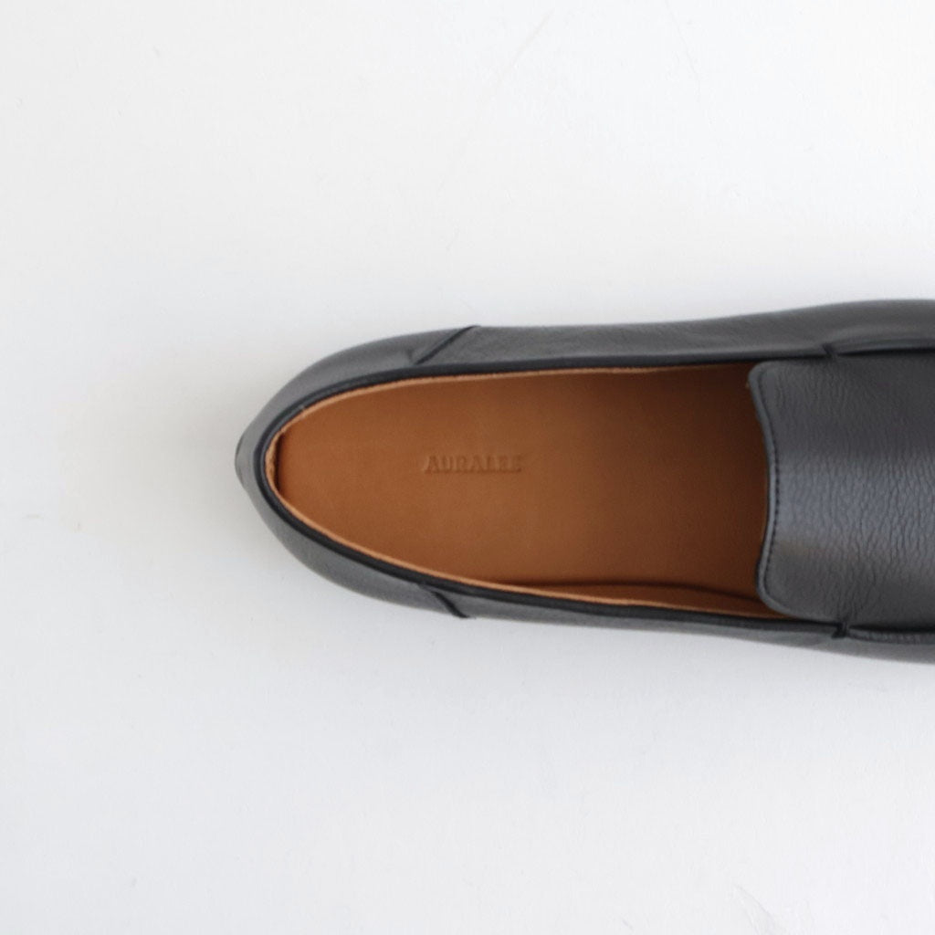 SOFT LEATHER LOAFERS #BLACK [A26AS05QD]