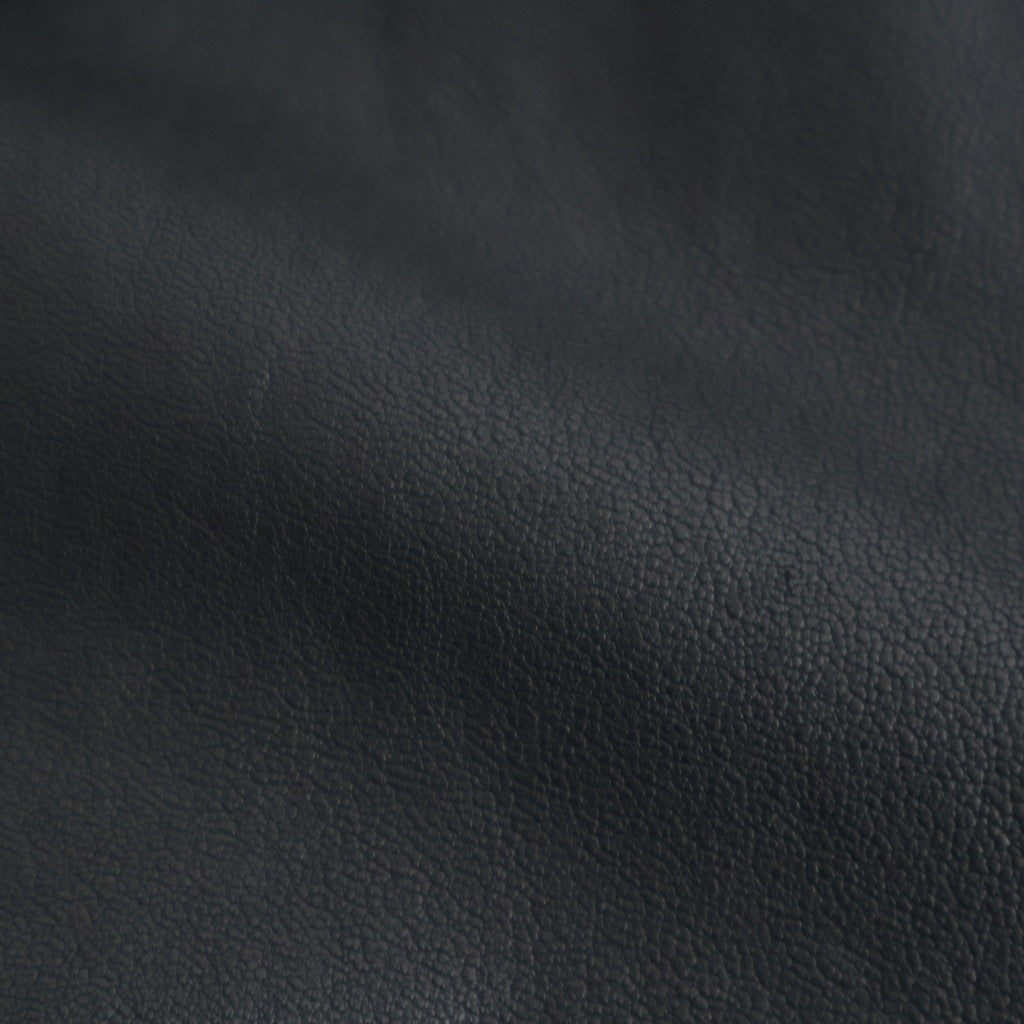TEXTURED LAMB LEATHER BLOUSON #BLACK [A26SB01BL]