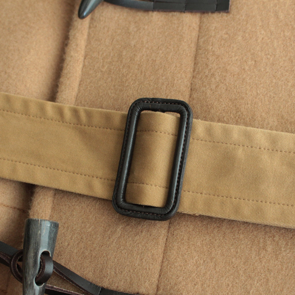 BROKEN DUFFLE COAT #BEIGE [YK23FW0520C]