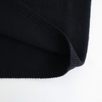 Suede Leather Elbow Patch Sweater #BLACK [YK25FW01108S]