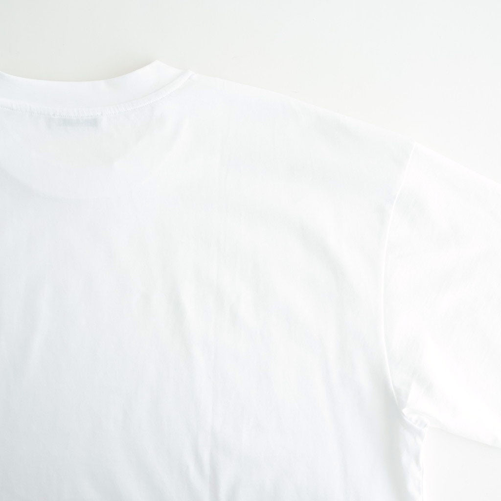 SUVIN 60/2 OVERSIZED T-SHIRT #WHITE [KKAGLM0015]