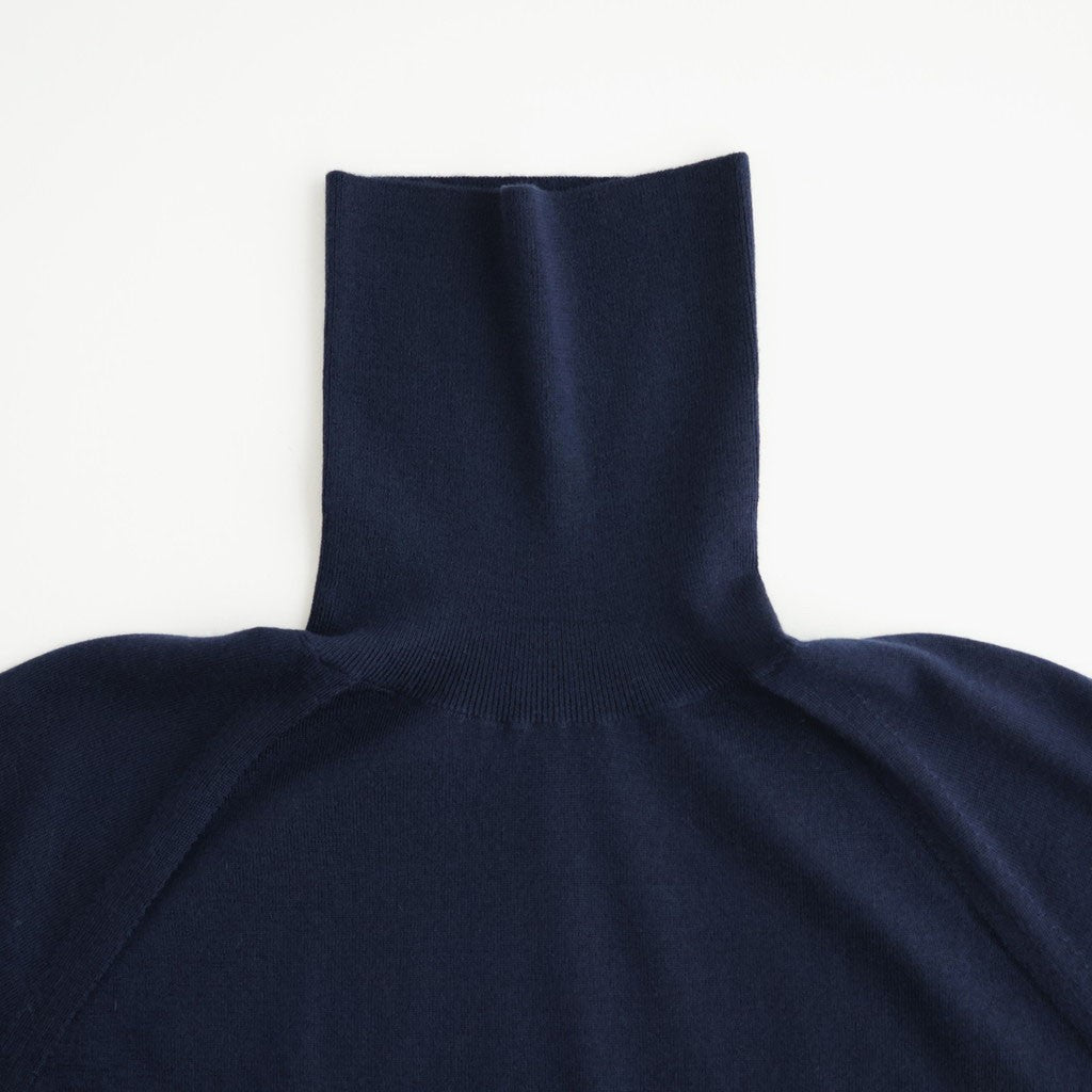 High Turtle Neck #NAVY [I26AW-K2]