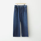 Selvage Denim Five Pocket Wide Straight Pants #INDIGO DARK FADE [GU263-40059DB]