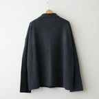 COMFORT TOUCH KNITTING SHIRTS #CHARCOAL GRAY [N0054]