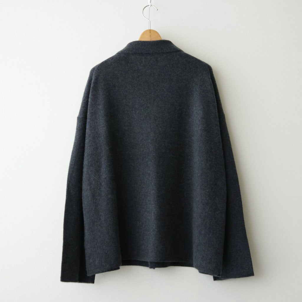 COMFORT TOUCH KNITTING SHIRTS #CHARCOAL GRAY [N0054]