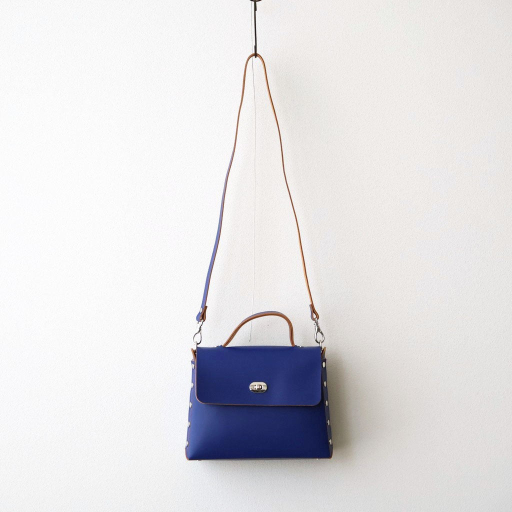 assemble hand bag flap M #blue [li-rb-afm]