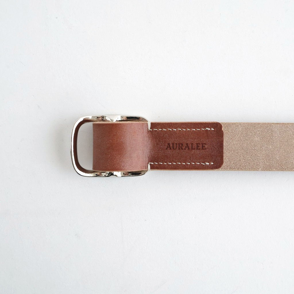 REVERSIBLE BUCKLE BELT #NATURAL BROWN [A26AB10RP]