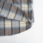 SUPER LIGHT WOOL CHECK SHIRT #BLUE GRAY CHECK [A26SS01LC]