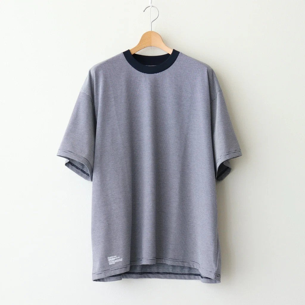 MICRO BORDER S/S TEE #WHITE×NAVY [FSC261-70167]