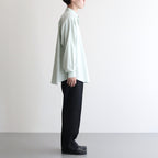 WASHED FINX TWILL BIG SHIRT #LIGHT KHAKI [A25AS02TN]
