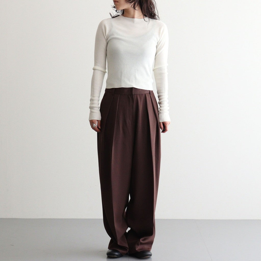Compact Smooth Knit #ECRU [12610510]