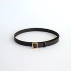 SQUARE BUCKLE BELT #BROWN [A25SB05RP-M]