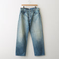 SELVEDGE FADED HEAVY DENIM WIDE PANTS #FADED INDIGO [A25AP03DH]