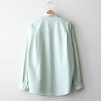 WASHED FINX TWILL BIG SHIRT #LIGHT KHAKI [A25AS02TN]