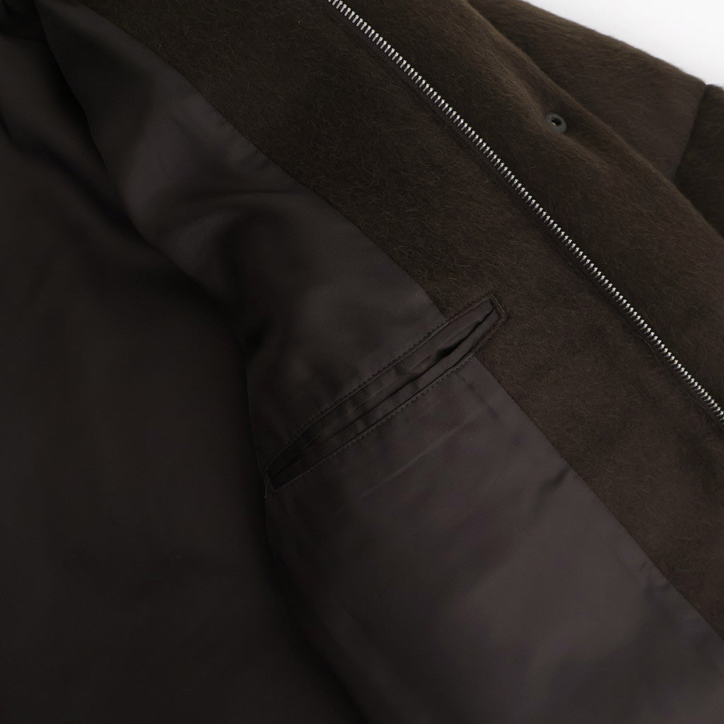 BABY CAMEL FLANNEL DOWN BLOUSON #DARK BROWN [A25AB02BF]