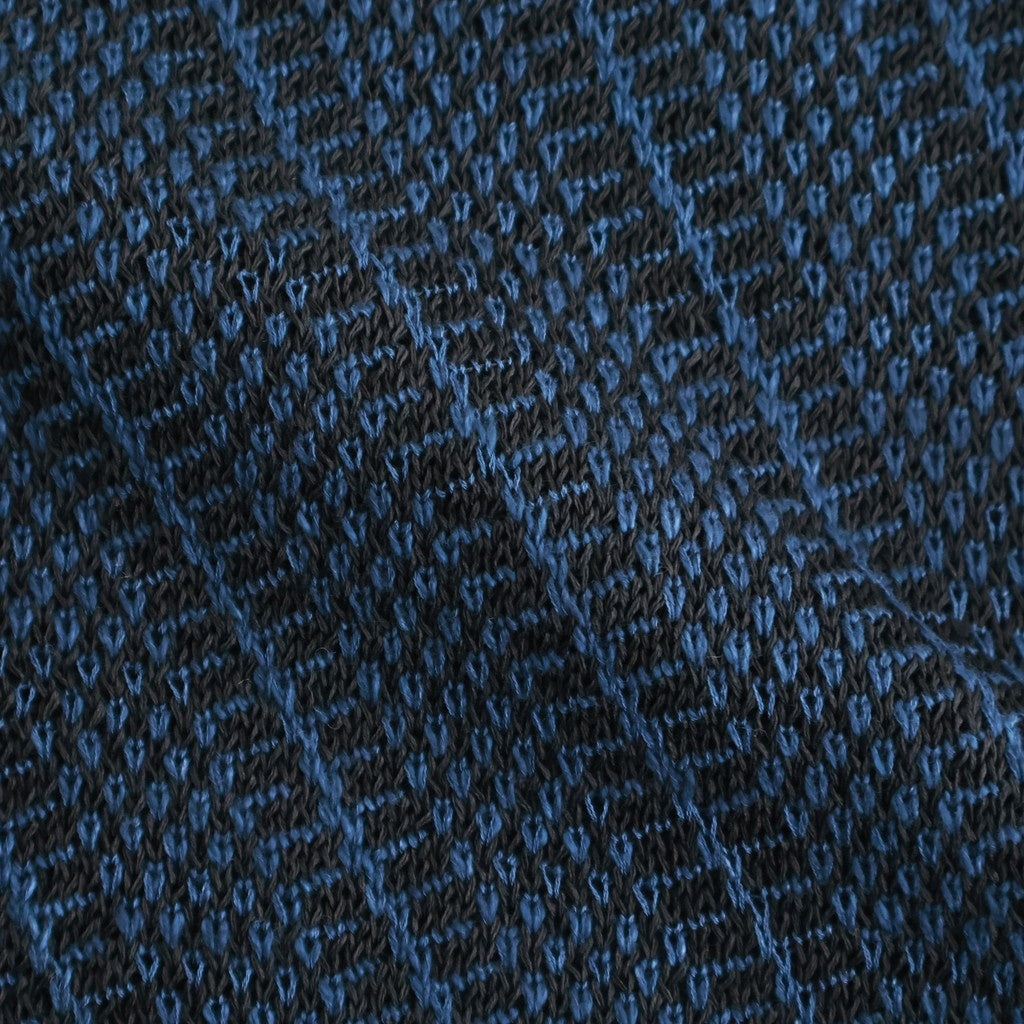 Diagonal Knit Skipper Shirt #NAVY [YK26SS01251S]