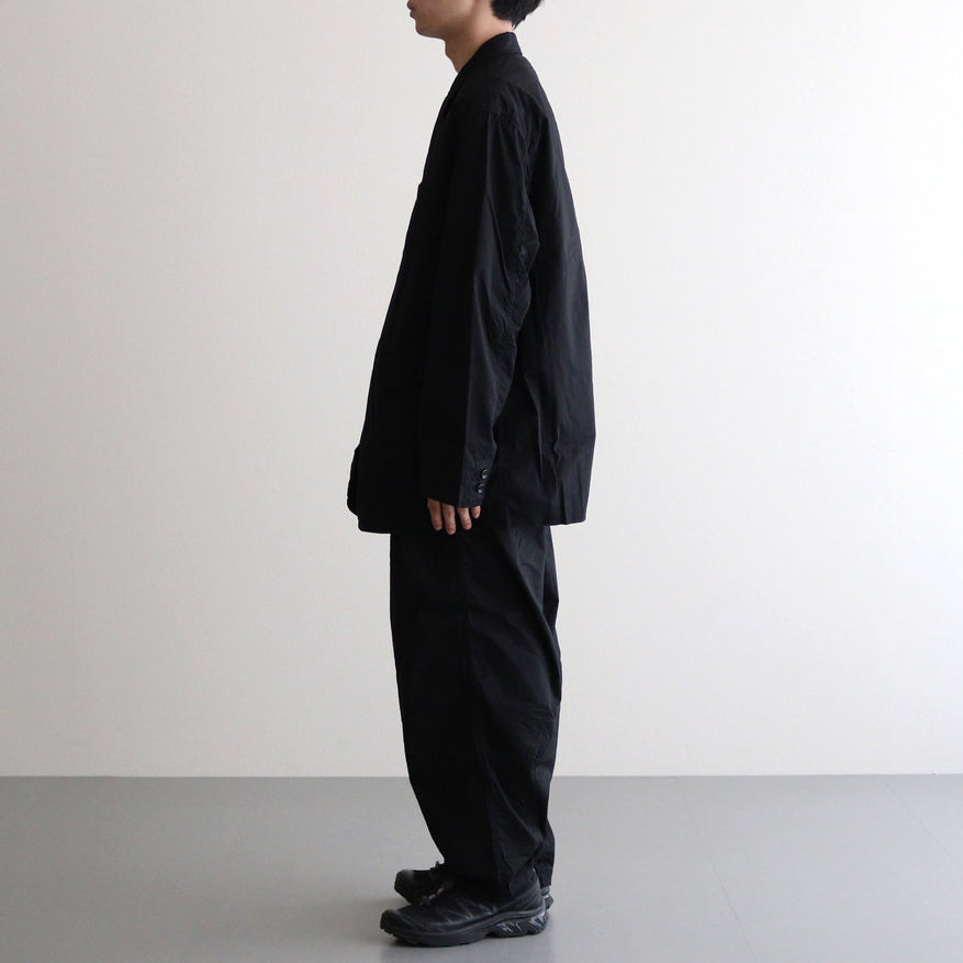 Garment Dyed Typewriter Oversized Jacket #BLACK [GM243-20087]