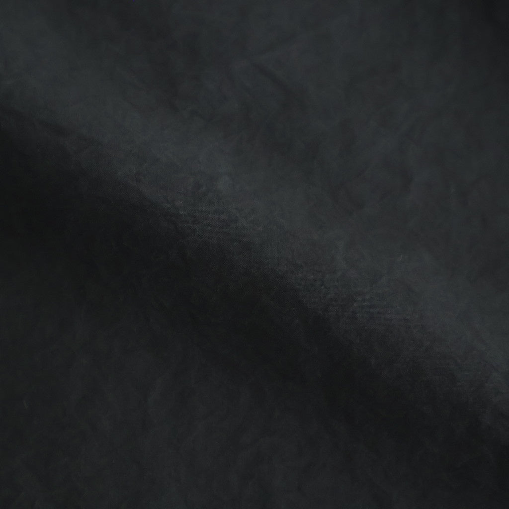 綿ナイロンウェザー L/S シャツ #BLACK [HQ-B013-051]