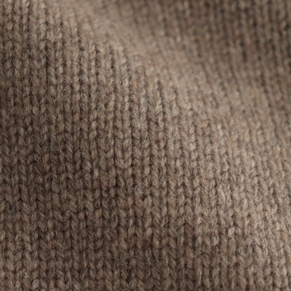 EXTRA FINE WOOL WARM KNIT TURTLE NECK LS #TOP BEIGE [ST.989]