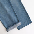 SELVEDGE FADED LIGHT DENIM WIDE PANTS #LIGHT INDIGO [A25SP03DE]