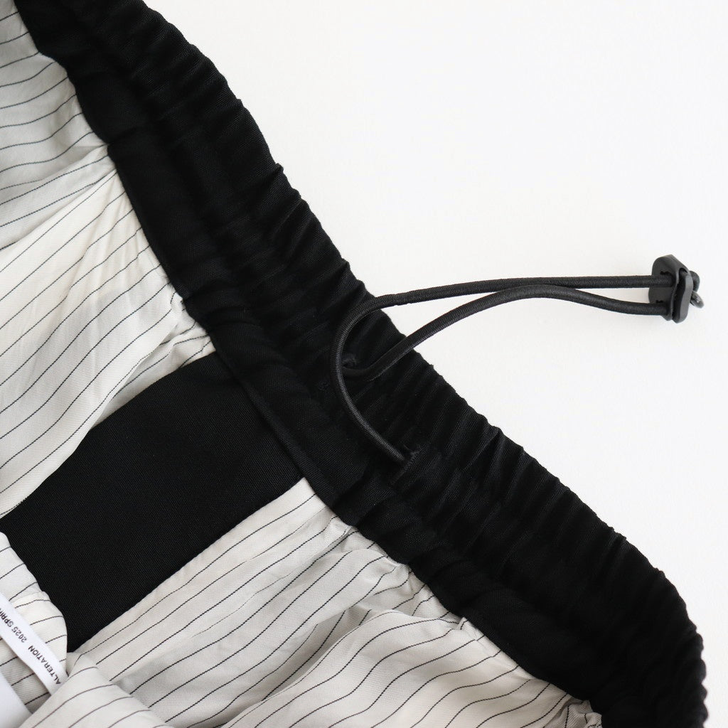 Boiled Wool Wide Easy Pants #BLACK [GM251-40267]