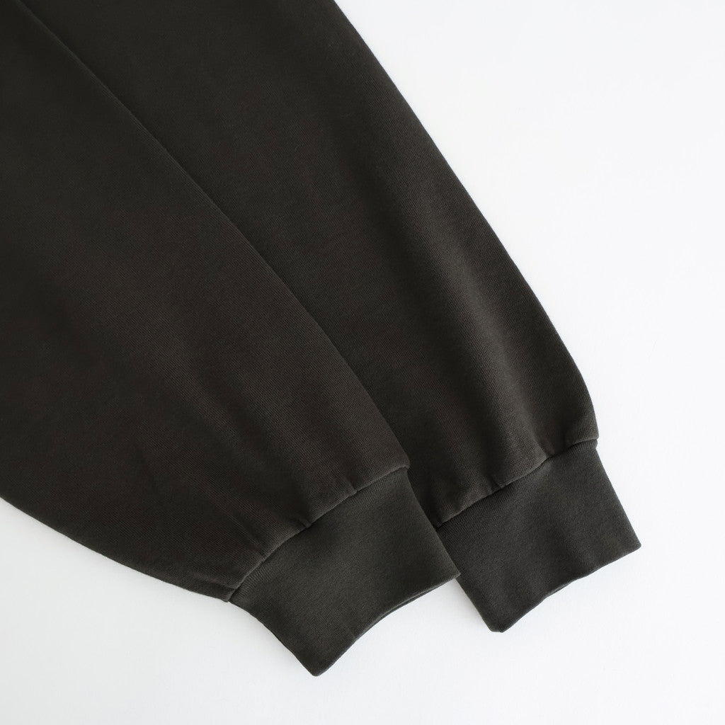 SUPER HIGH GAUGE SWEAT ZIP BLOUSON #DARK BROWN [A25AB01CU]