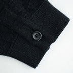 Co/Wo Moss Stitch Zip Blouson #BLACK [2603-003]