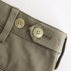 WASHED FINX CHINO ONE-TUCK PANTS #LIGHT KHAKI [A25SP02FC]