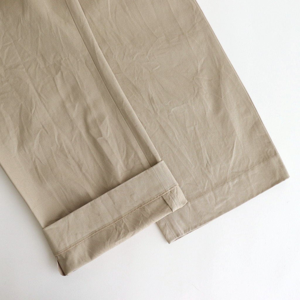 CHINO CLOTH PANTS STRAIGHT #beige [65609]