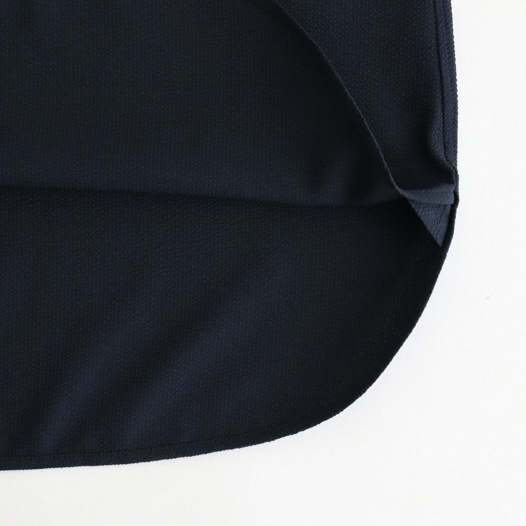 SEERSUCKER B.D SHIRT #NAVY [FSC252-50043]