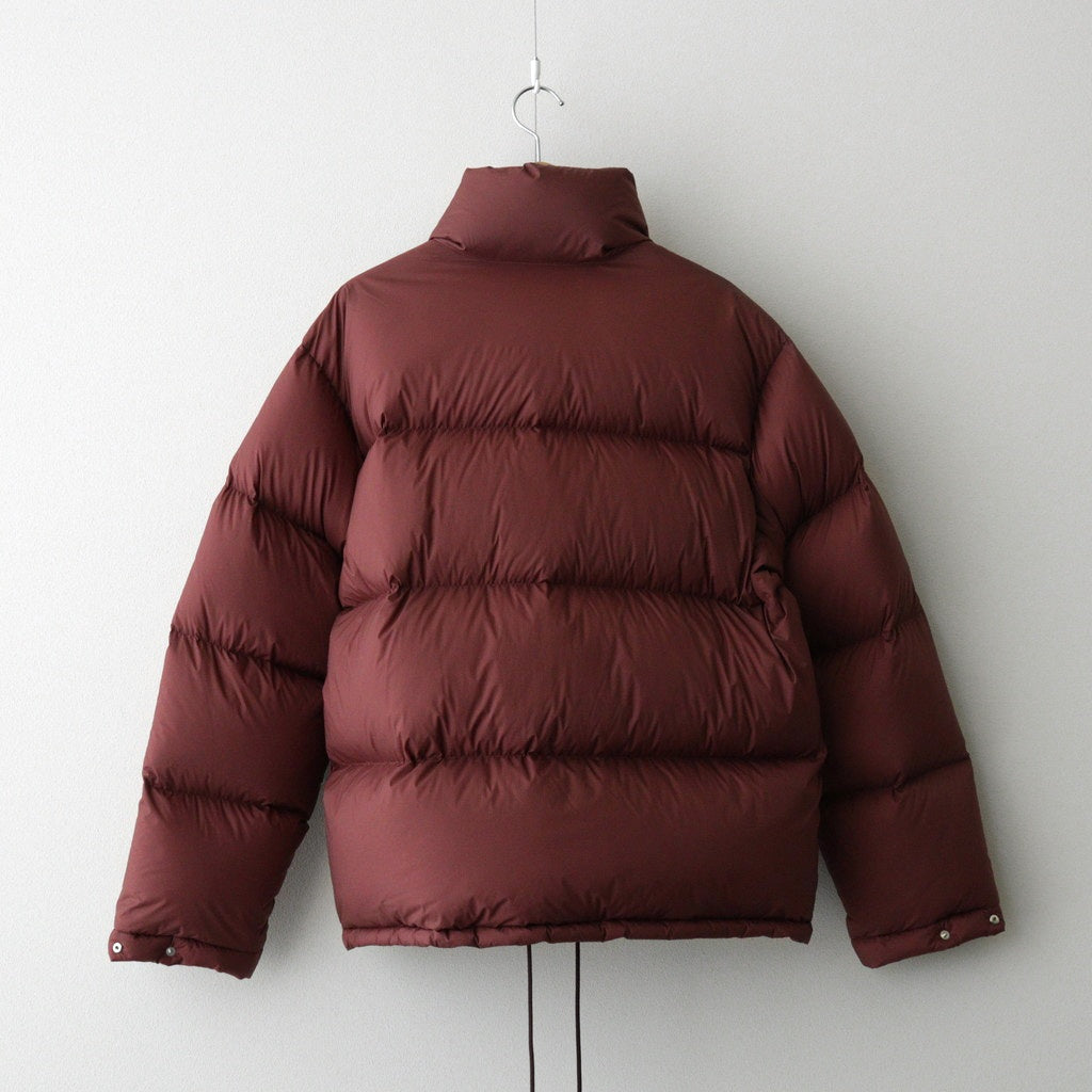 SUPER LIGHT NYLON RIPSTOP DOWN BLOUSON #BURGUNDY [A25AB01NL