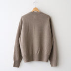 Cashmere Wholegarment Crewneck Sweater #BEIGE [YK25FW01116S]