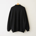 AZUMA Terry Pullover Polo Sweat #BLACK [GU263-70251B]