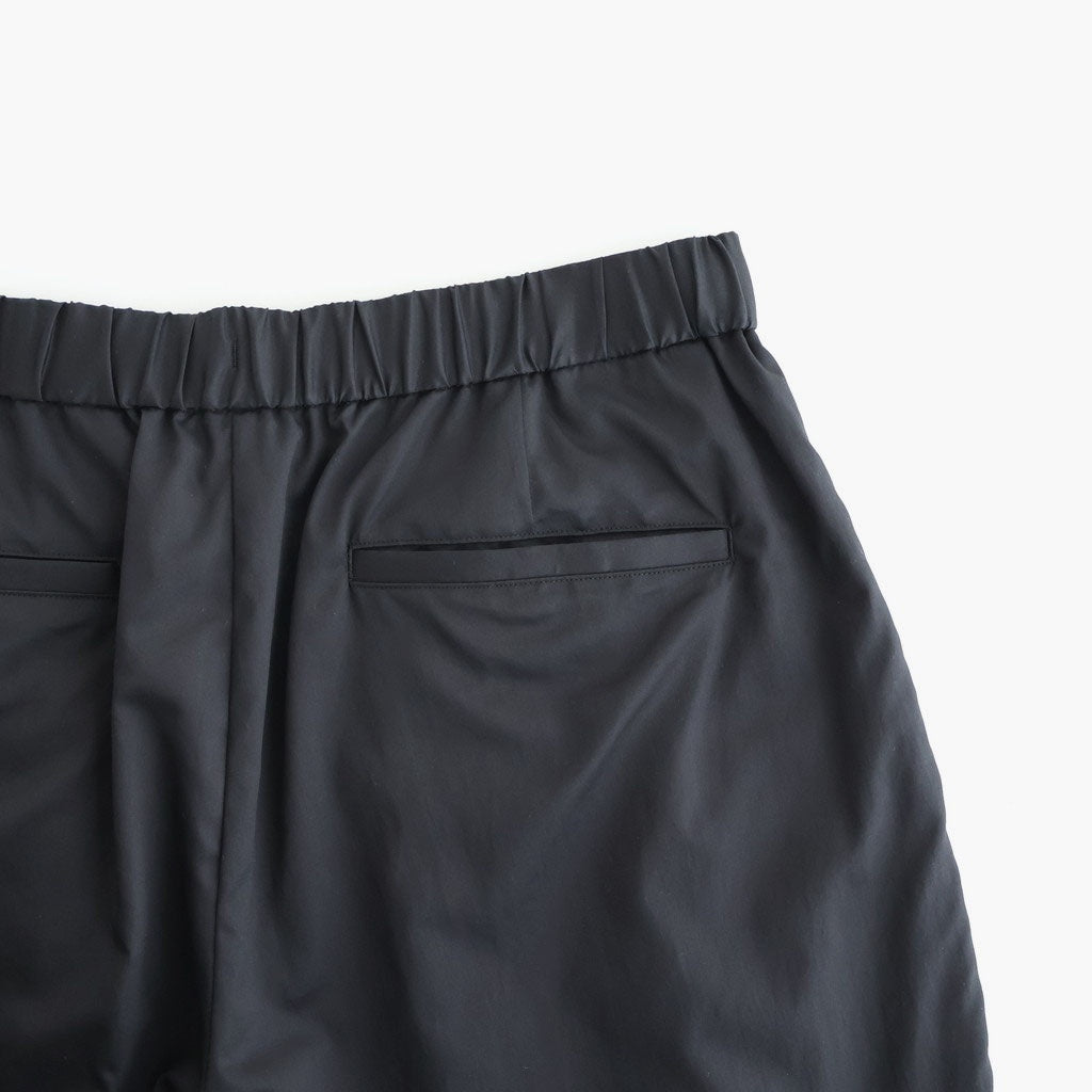 Silicon Poplin Two Tuck Easy Pants #BLACK [GM261-40182]