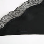 Satin Lace Scarf #BLK [12611027]