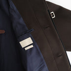 Melton Big Balmaccan Coat #BROWN [YK25FW01033C]