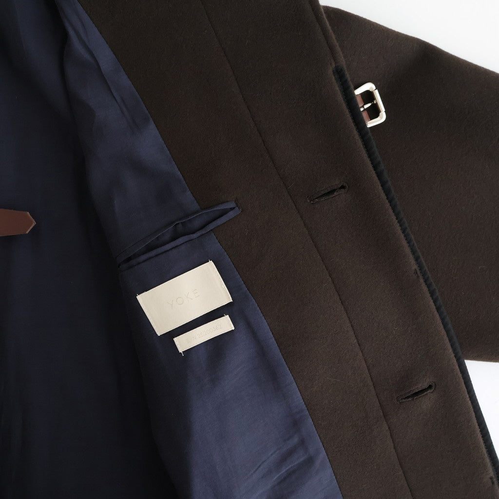 Melton Big Balmaccan Coat #BROWN [YK25FW01033C]