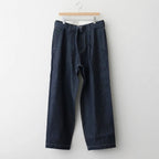 Selvage Denim Belted Pants #INDIGO_RIGID [GU261-40064RB]