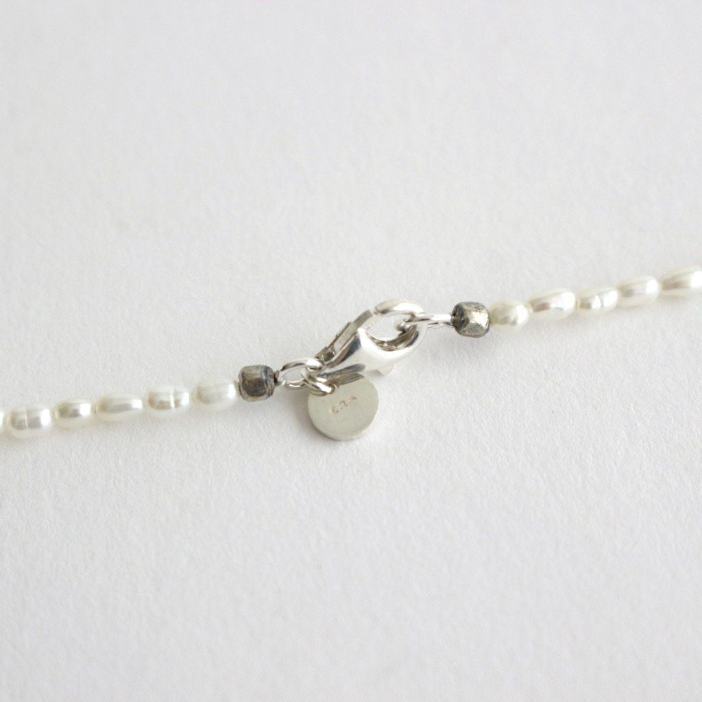 TWNKL PEARL NECKLESS #WHITE [SL020]