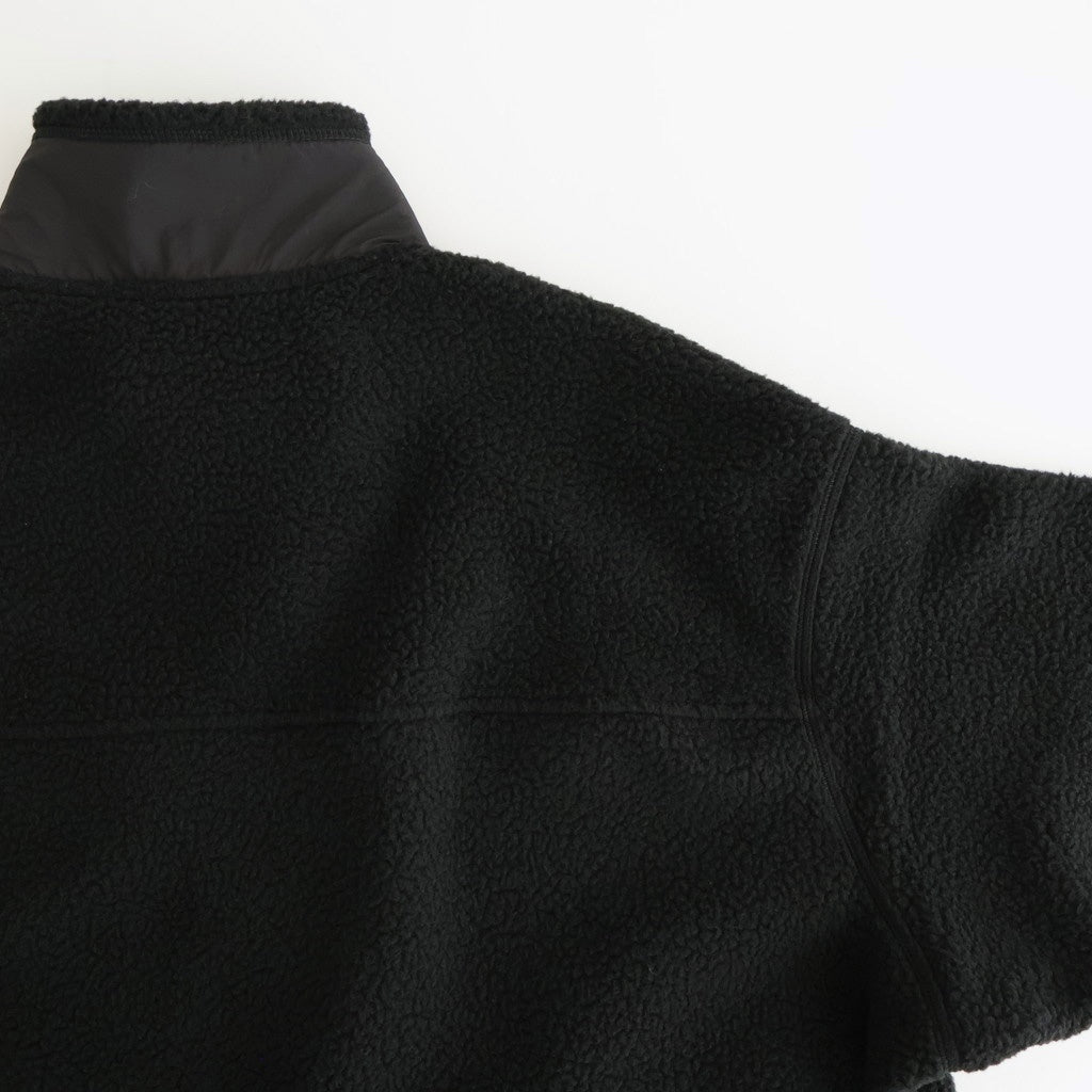 HEAVY FLEECE ZIP-UP JACKET #BLACK [FSC253-30191]