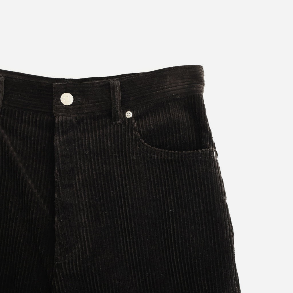 Chunky Corduroy Pants #BLK [12610703]